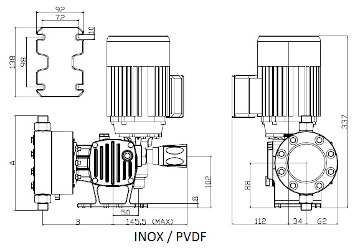 P12 Serie_ST_AD_dimensional_INOX_PVDF CUSTOM